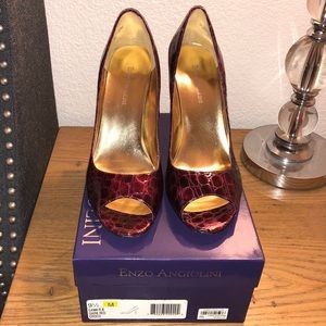 Enzo Angiolini Peeptoe Heels